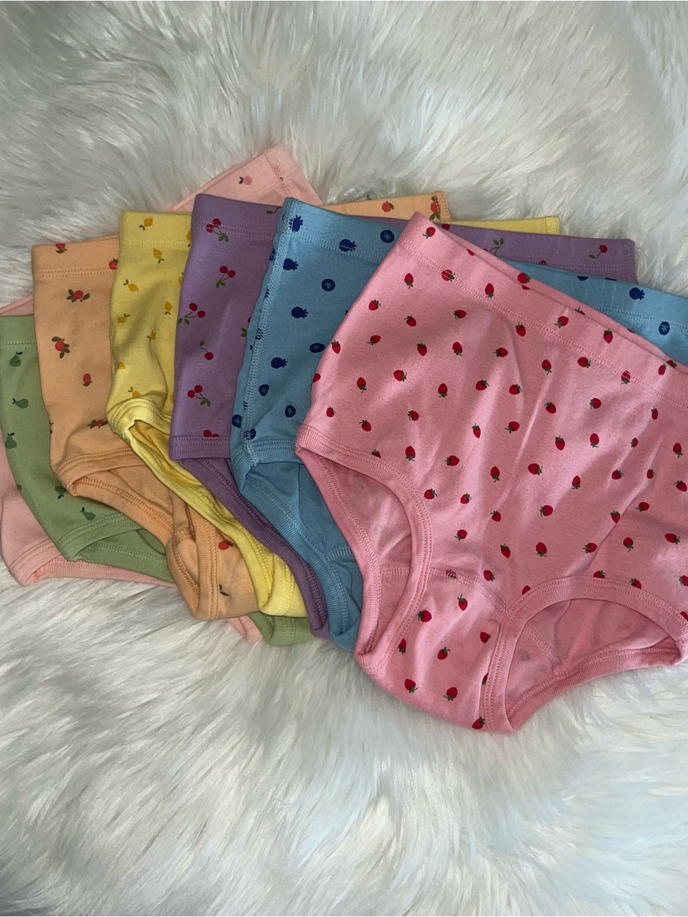 Organic Cotton Fruit-Print Underwear Pack